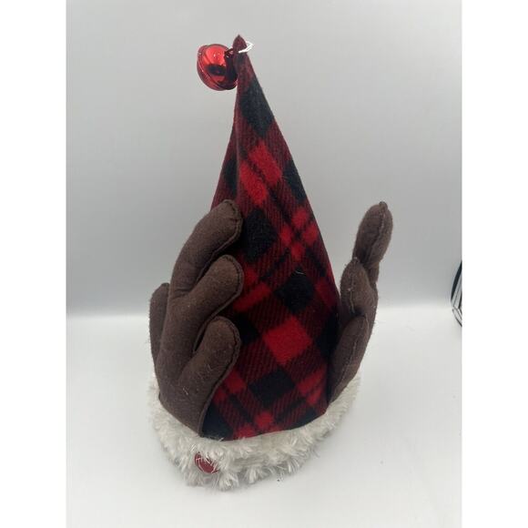 Dandee Animated Christmas REINDEER HAT Antlers "Shakes to "Shout" - Picture 1 of 8